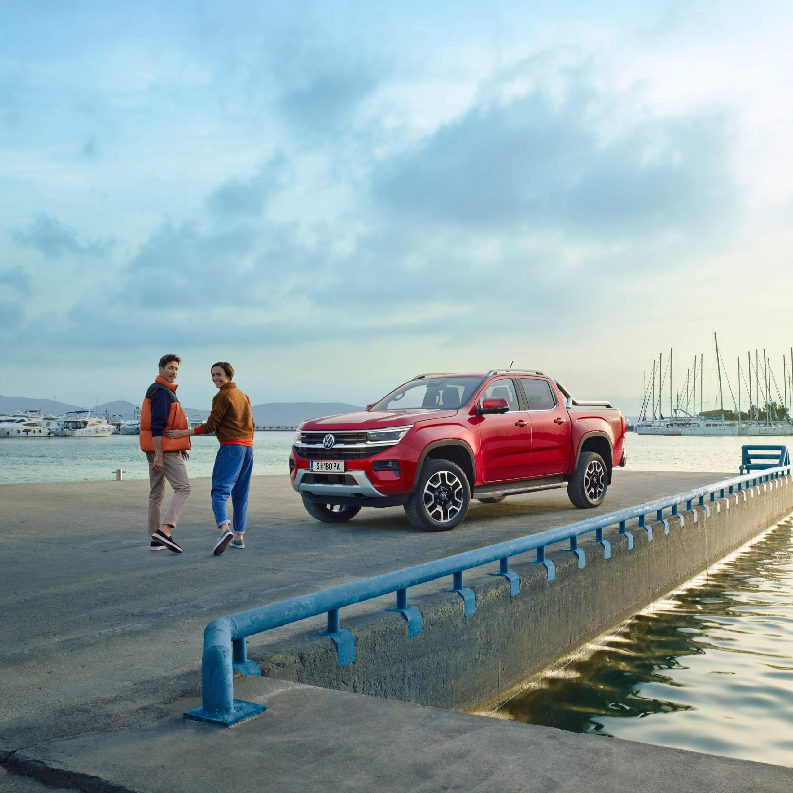 VW neue Amarok in rot