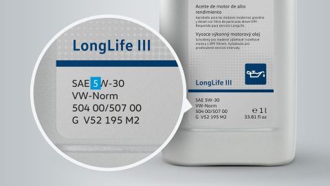 vw volkswagen betriebsfluessigkeiten SAE 5W