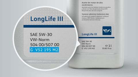 vw volkswagen betriebsfluessigkeiten SAE 5W