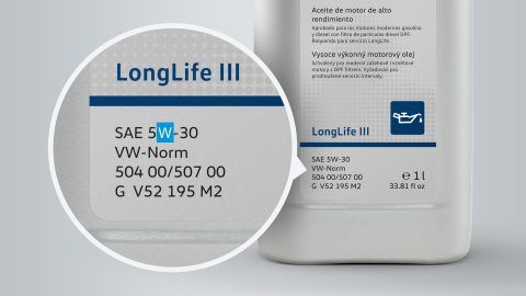 vw volkswagen betriebsfluessigkeiten SAE 5W